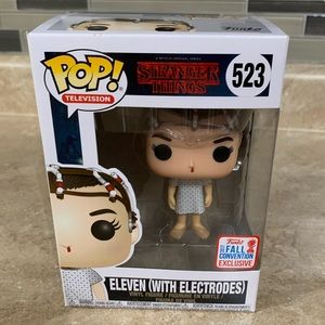 Funko pop Stranger Things Eleven with electrodes